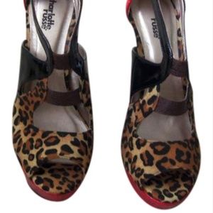 Charlotte Russe Multicolor Colored Platforms
